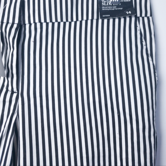 New York and Co. STRIPPED Ankle Pants - Picture 5 of 15